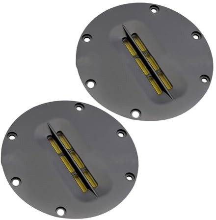 Gettimore 4-Inch Aluminum Ribbon Tweeter Speaker 8 Ohm for Home Theater, Wide Frequency Range 1.5K-40K Hz, 30W Max Power, Easy Installation