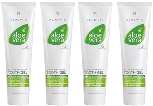 LR Aloe VIA Aloe Vera Zahngel Tooth Gel Extra Frische Zahngel 4x 100ml