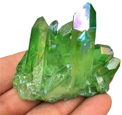 Hermoso Racimo de cristal de cuarzo verde natural for decoración de oficina en casa