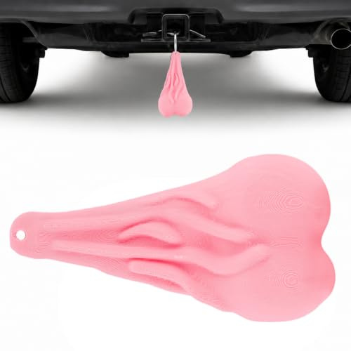 Hoden Anhängerkupplung Deko, Anhängerkupplung Abdeckung Lustig, Witzige Bullen Eier Hoden Auto Deko für Bumper, Witziger Geschenk für Männer, Ehemann, Freund, Freunde