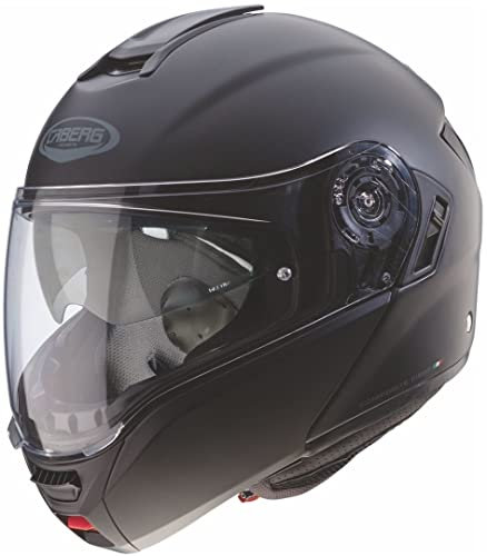 Caberg Herren Levo Motorradhelm, Mattschwarz, XXL