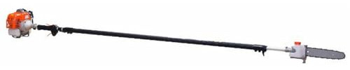Ama Potatore A Scoppio PP.26.430 con Asta Telescopica Estensibile da 3 a 4,3 Metri, Motore 33 cc, Barra 25 cm, Peso 5,3 kg, Arancio/Nero