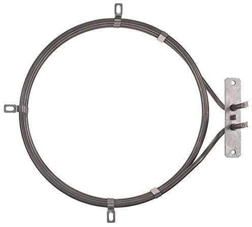 Unox Heizkörper für XF090P, XV401 für Umluft Befestigung Rechteckflansch Lochabstand 86mm L1 25mm Innen ø 220mm H2 30mm H1 8mm