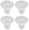 MR11 LED Bombilla GU4 2W 12V blanca fría 6000K, reemplazo halógeno 20W, adecuado para el hogar, el paisaje, incrustado, iluminación de riel (4 unidades)
