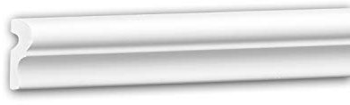 PRO[f]home® - Panel Moulding 151401 Dado Rail Decorative Moulding Frieze Moulding Neo-Classicism Style White 2 m Profhome