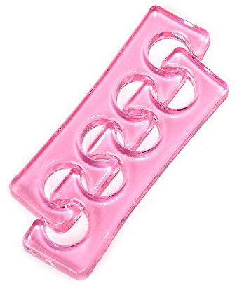 Séparateurs d'orteils en gel de silicone souple et flexible pour la pose de vernis à ongles, outils de pédicure