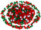 600 Stück Weihnachten Pom Poms Flauschige Pom Balls Mini Hadwerk Pompoms für Weihnachten DIY Party Dekorationen (Rot, Grün und Weiß)