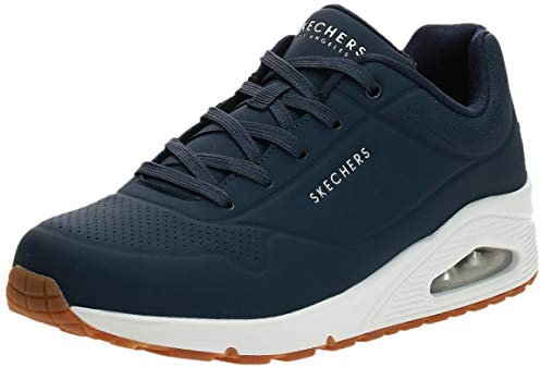 Skechers Femme Uno On Air Display-stands, Bleu Marine, 35.5 EU