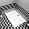 Nuie Bathroom 1700 x 700mm Shower Tray Gloss White Slimline 40mm Stone Resin Rectangular Base with Free Waste Trap Kit
