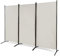 COSTWAY Cloison à 3 Panneaux, Paravent Pliable avec Charnières Résistantes en Acier, Cloison Autoportante, pour Maison, Bureau, Salle de Bain etc, 260x 183cm (Beige)