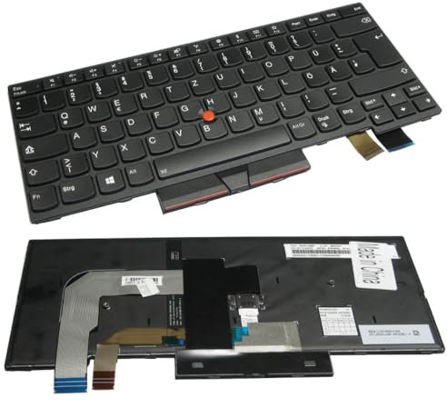 Trade-Shop Tastiera originale per laptop Lenovo ThinkPad T470 T480 sostituisce 01AX376 01HX488 01HX471 01AX499 01AX581 01HX351 01AX502 01AX540 01HX511 – con retroilluminazione