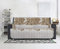 HomeLife Couch Überzug 2 Sitzer - Sofabezug Wasserabweisend, Waschmaschinenfest & mit Antirutsch Beschichtung - Sofa Überzug aus Baumwolle - Teddybären Creme (120-130cm x 55cm)