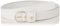 Tommy Hilfiger Damen TH Timeless 2.5 Curve Gürtel, White, 115 cm