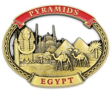 3D City Metal Fridge Magnets Country Holiday Souvenir London Paris NewYork Berlin Dubai Amsterdam Rome Prague Milan Barcelona Venice (Egypt)