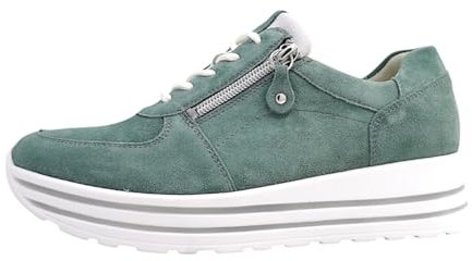 Waldläufer H-Lana sportlicher Schnürer Blau