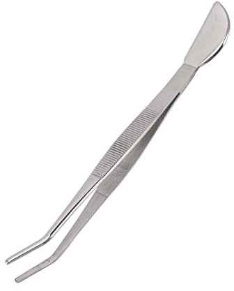 Pinzas para Bonsái, Herramientas para Bonsái de Acero Inoxidable, Pinzas para Jardinería, Pinzas para Plantas, Herramienta para Bonsái de Mango Largo, Pinzas Largas para Plantas (Doblado)