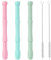 3pcs Baby Beißröhrchen, 2pcs Reinigungsbürsten Silikon Beißstäbe Greiflinge Silikon Beißringe Sensorisches Kauen Beißspielzeug Baby Beißhilfe Beißspielzeug für Babys