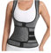 Bauchweggürtel Stretch Hose Sauna Schweiß Taille Trainer Weste Für Korsett Trimmer Gürtel Sauna Anzug Workout Top Sport Gürtel Body Shaper Bauchweg Mieder(G,XL)