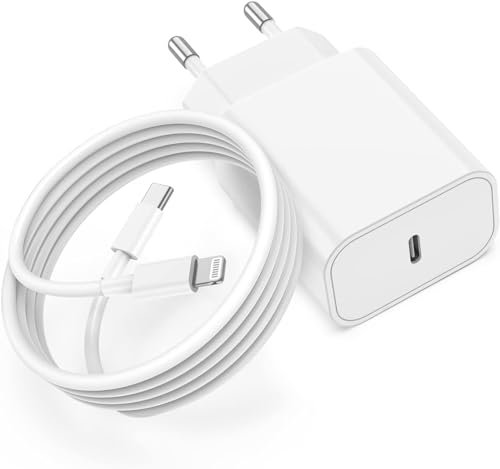 Lot de 2 pour Chargeur Rapide iPhone, certifié Apple MFi 20W Chargeur Rapide avec 2m Câble USB C pour iPhone 14/14Pro/ 13/13 Mini/13 Pro/13 Pro Max/12/12 Mini/12 Pro/12 Max/11/11 Pro/11 Max (2)