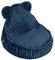 MEOWBABY Sitzsack Kinder – Bequemer Kindersessel mit Füllung – Sitzsack Kinderzimmer – Weicher Bodensessel für Kleinkinder – Waschbarer Bezug – Kindersitzsack für Mädchen & Jungen, Churros, Nachtsblau