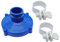 Adaptador de manguera de piscina con 2 abrazaderas de 80 mm a 32 mm de diámetro para piscinas Intex y Bestway