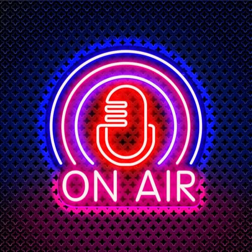 On Air Neon Signs LED Letter Neon Light Sign USB Power for Wall Decor Led Signs for Pub Store Club Tiktok Music Club Live On Air Led Light Sign fof Game Room, Broadcasting Room