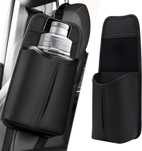 Xiuyer Car Seat Side Organizer, Autositz-Seitenorganizern, Autositz Organizer Multifunktionale Hängetasche für Autositze, Geeignet für alle Fahrzeuge (Schwarz)