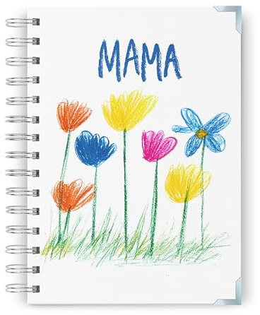 Feenstaub Notizbuch a5, Notizbuch Cover selbst gestalten, individuell mit eigener Zeichnung Tagebuch, bullet journal, journal buch, Ringbuch a5 [made in Austria], Ideenbuch liniert, dotted