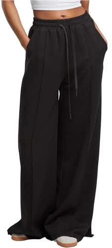 Urban Classics Ladies Soft Touch Palazzo Pants Frauen Stoffhose schwarz