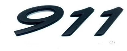 Original Porsche Logo Heck 911 Matt Schwarz Porsche 911 991 99155923103
