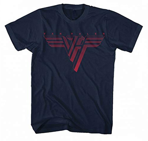 Van Halen 'Classic Logo' T-Shirt (Medium) Blue