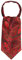 WANYING Herren Krawattenschal Ascotkrawatte Schal Cravat Ties Halstuch Einfach Schick für Gentleman - Rot Gold