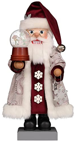 Christian Ulbricht Nussknacker Weihnachtsmann Schneekugel - 47 cm