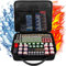 Batterie-Organizer mit Batterietester, 250 + wasserdicht, explosionsgeschützte Box-Halterung, Tasche, passend für AA AAA AAAA 9V C D Lithium 3V LR44 CR2 CR1632 CR2032 CR123A