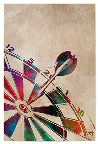 artboxONE Poster 75x50 cm Sport Dart Sport Art hochwertiger Design Kunstdruck - Bild Dart aim Arrow