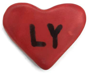 Red Love You Magnet Heart for Fridge, Mothers Day Gift Idea