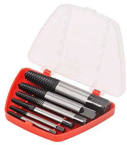 6Pcs Beschädigter Schraubenzieher Chrom Vanadium Stahl Beschädigter Schraubenschrauben-Extraktor-Entferner Gebrochener Schrauben-Abisolier-Kit