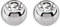 2X Titan Piercing Schmuck Verschluss Kugel in 1,2 x 2,5 mm, gefaßter Zirkonia in klar