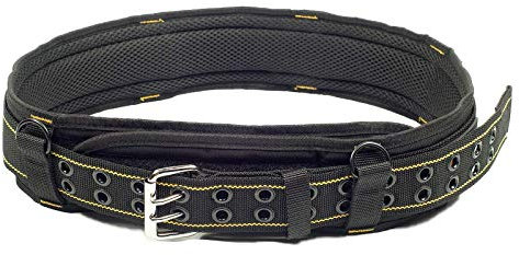 3 inch Padded Tool Belt Work Tool Belt for Heavy Duty Work(Yellow and Black)