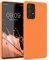 kwmobile Hülle kompatibel mit Samsung Galaxy A52 / A52 5G / A52s 5G Hülle - weiches TPU Silikon Case - Cover geeignet für kabelloses Laden - Fruity Orange