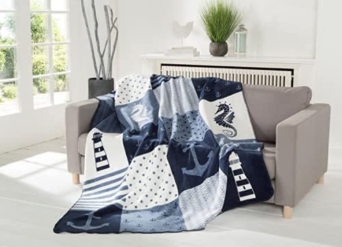 Ibena Kuscheldecke ca. 150x200cm Decke Wohndecke Strandkorbzubehör Gartendecke (3911-600)