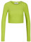 JJXX Jxfeline LS Rib tee Noos Camiseta de Manga Larga, Verde Lima, XS Mujeres