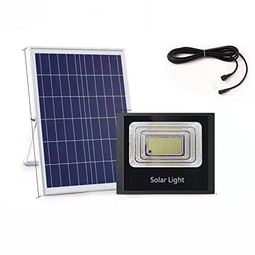 Pilipane Solarleuchten für den Außenbereich,LED-Solarlampe, hohe Helligkeit, integriert, automatische Batterie, Solar-Wandleuchte mit Solarpanel, für Courtyard Road Garten Garage Veranda (LED200 W)