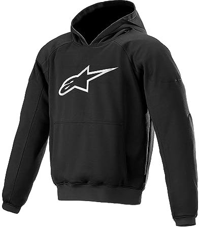 Alpinestars Ageless Hoodie Motorrad Kapuzenpullover Herren (schwarz), M, 4209221-10-M