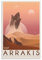 NANXIANG Arrakis Dune Sandworm Frank Herbert Poster Retro Reise Poster Malerei Leinwand Wandkunst Wohnzimmer Poster Gemälde 50 x 75 cm