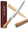 HEZHEN 240mm Sashimi Messer, Sushi Yanagiba Messer, Olivenholz Griff Messerkoffer aus Holz