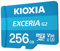 Kioxia Exceria G2 MicroSDXC 256GB UHS-III U3 A1 V30 Clase 10 + Adaptador SD