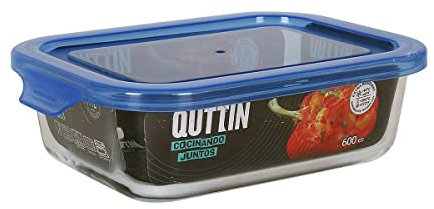 Quttin Fiambrera Rectangular Azul 17,5 x 13 x 5,5 cm 600 ml