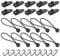 Sgehai 10 pcs Tarp Clips,tarpaulin clips,Tent Clips