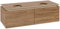 Villeroy & Boch Legato Waschtischunterschrank B583, 1200x380x500mm, 2 Waschtische, Farbe: Kansas Oak